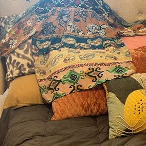 Johnny Was Multicolor Embroidered Dress